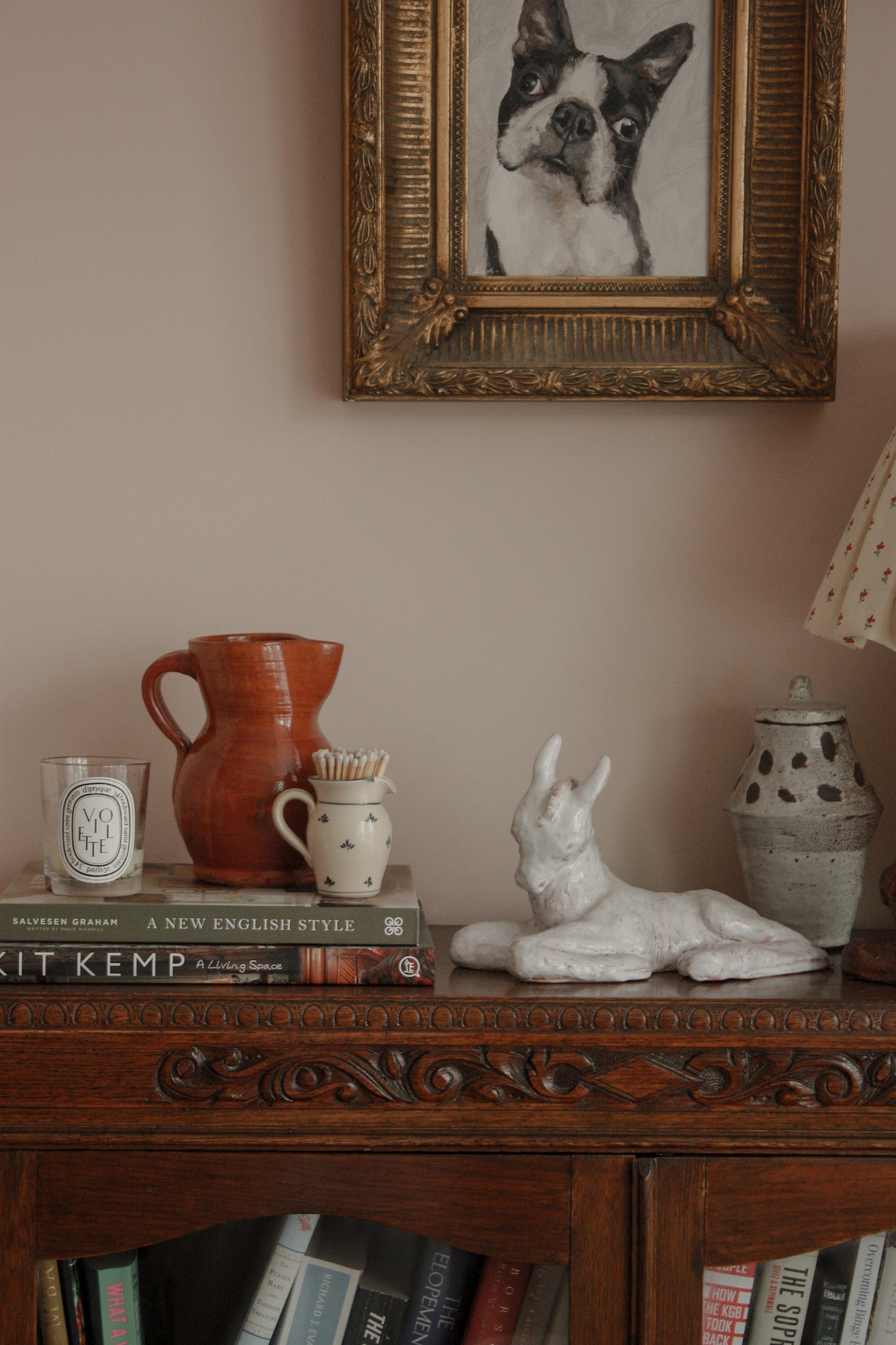 Vintage terracotta pitcher