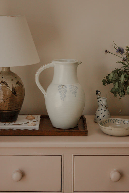 Large Chris Boddy studio pottery pitcher