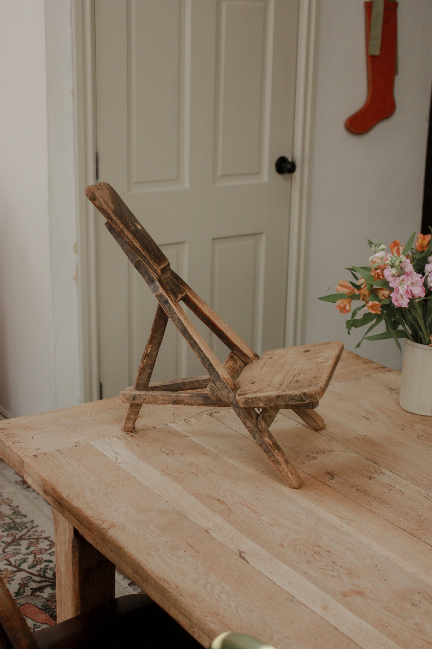 19th Century South African child's chair / display easel