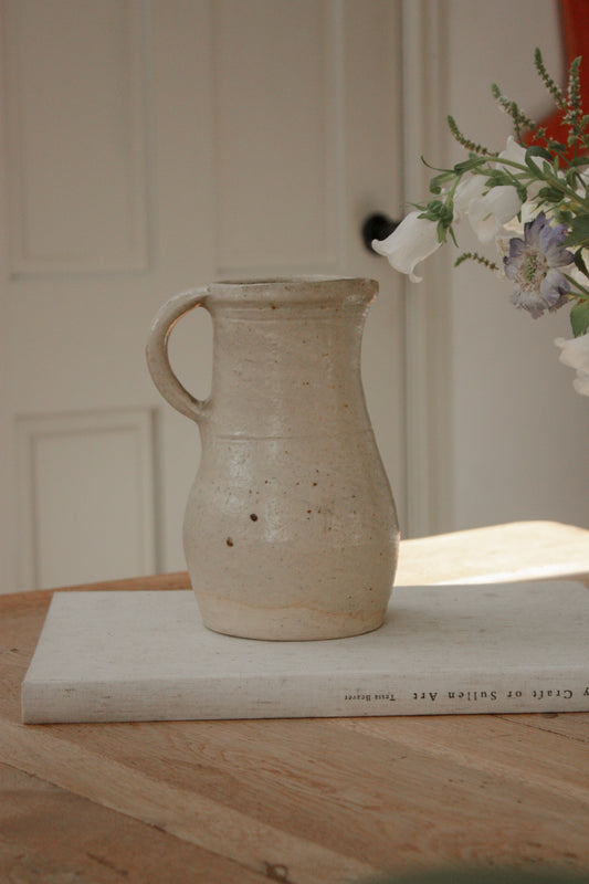 Vintage French earthenware jug