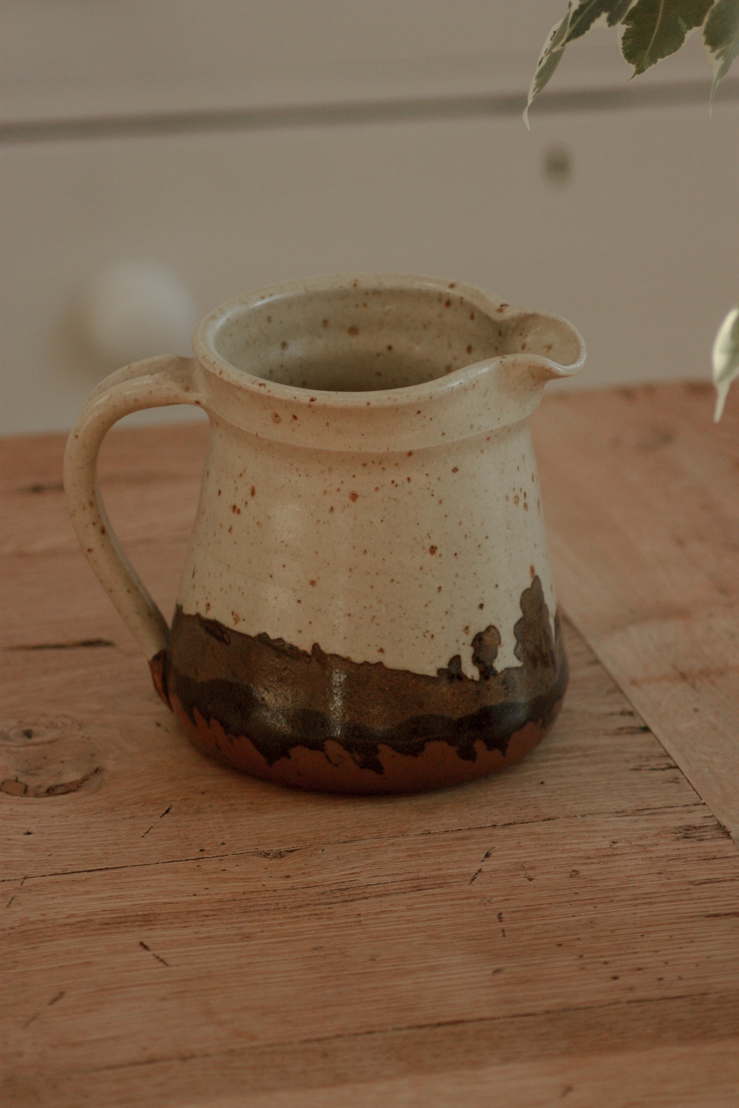 Vintage studio pottery pitcher