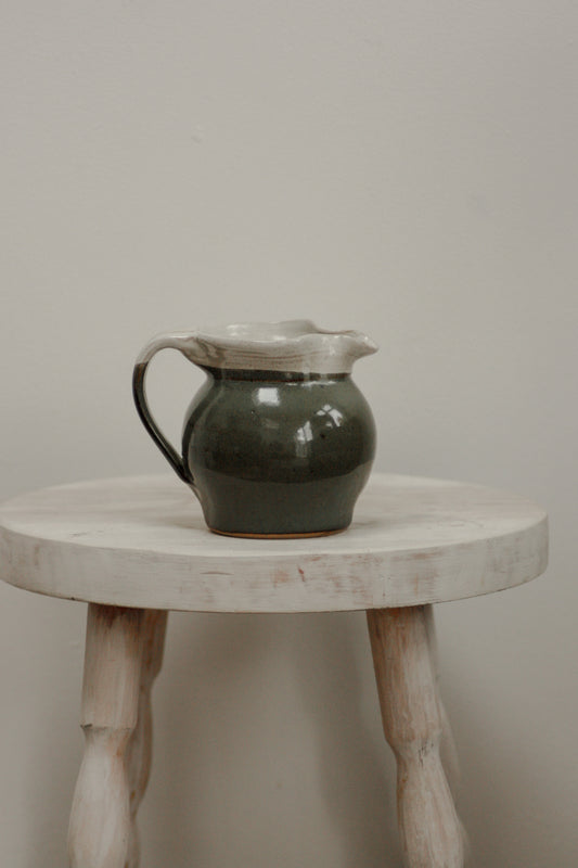 Studio pottery two-tone jug - Chiltern Pottery