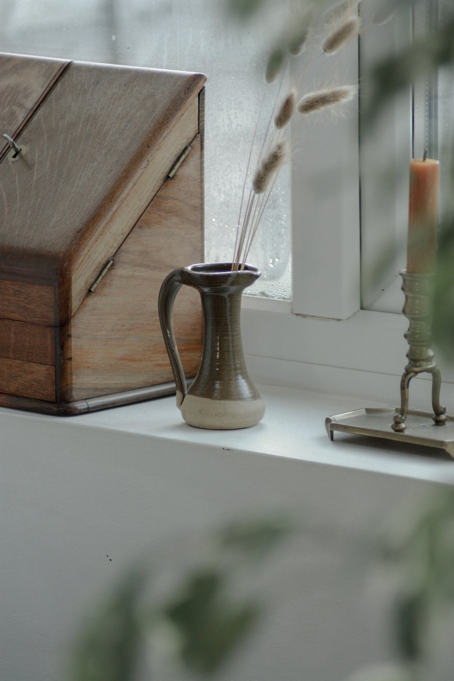Vintage pottery bud vase