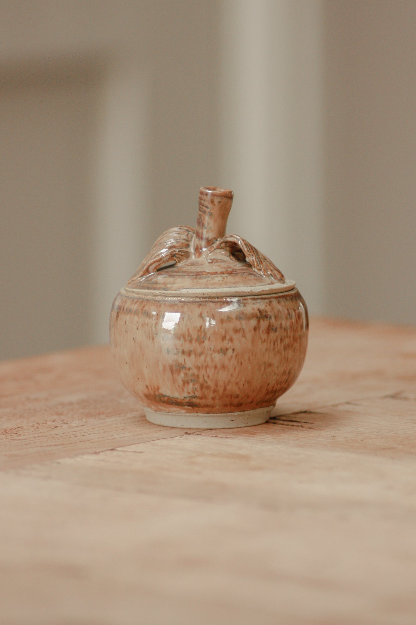Vintage studio pottery pomme pot