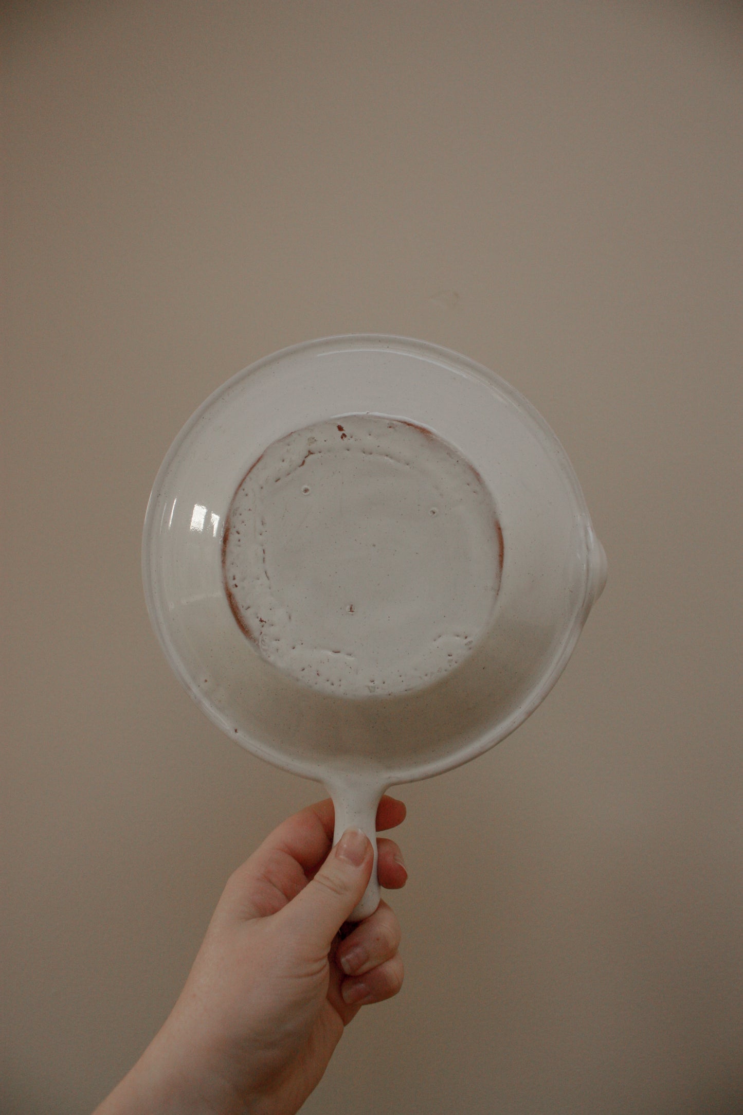 Hand painted studio pottery dish