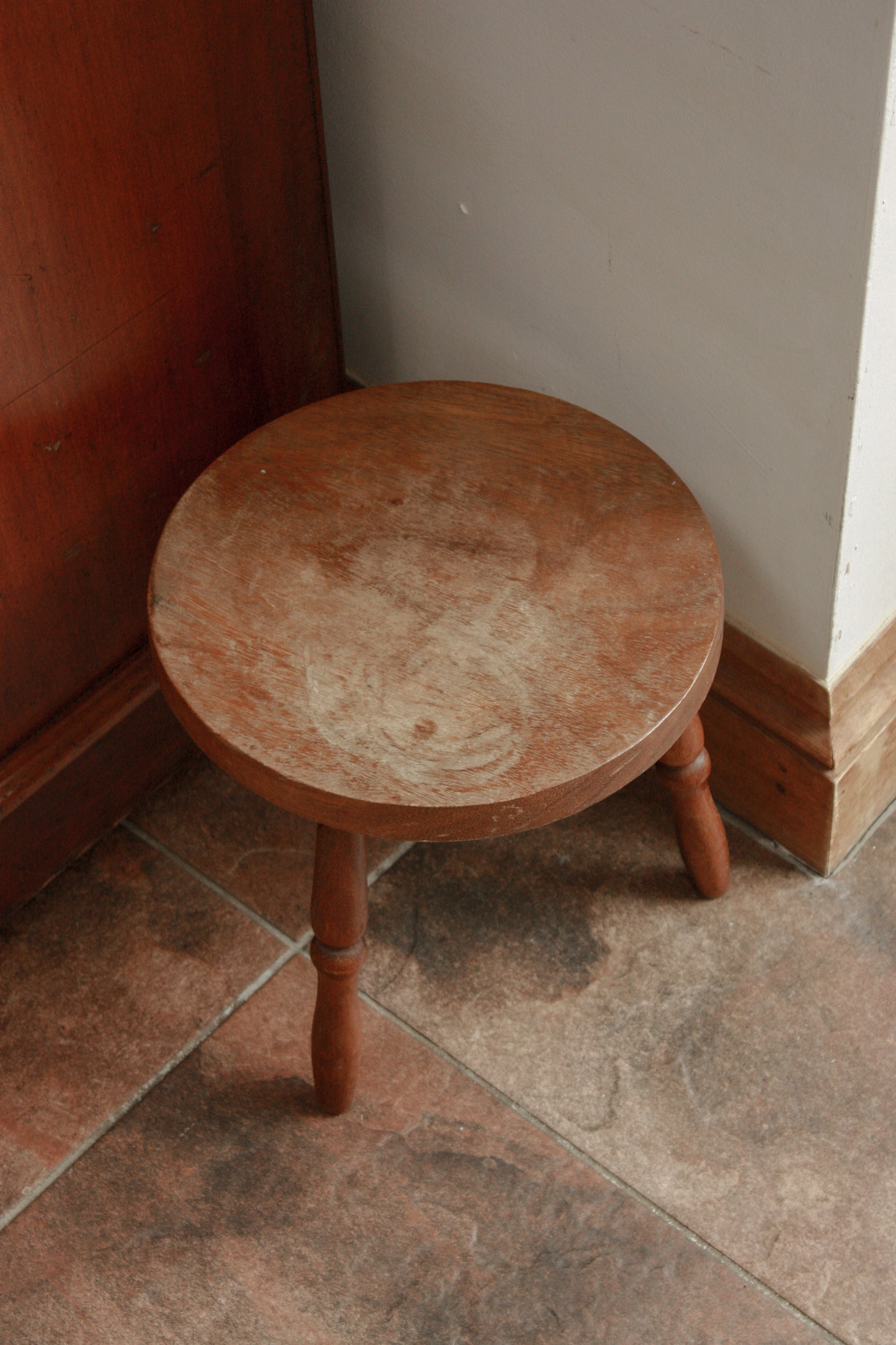 Vintage wooden stool