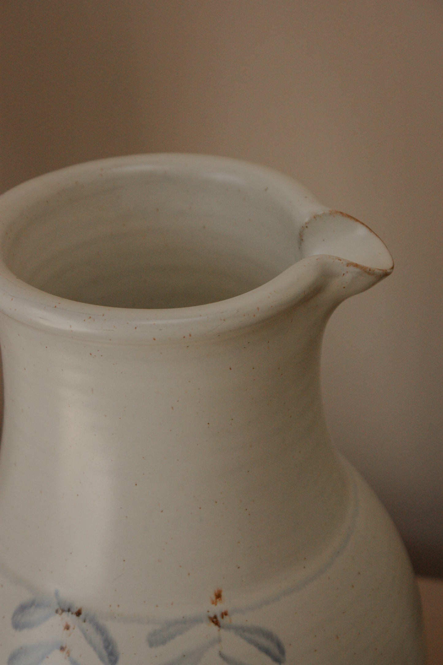 Large Chris Boddy studio pottery pitcher
