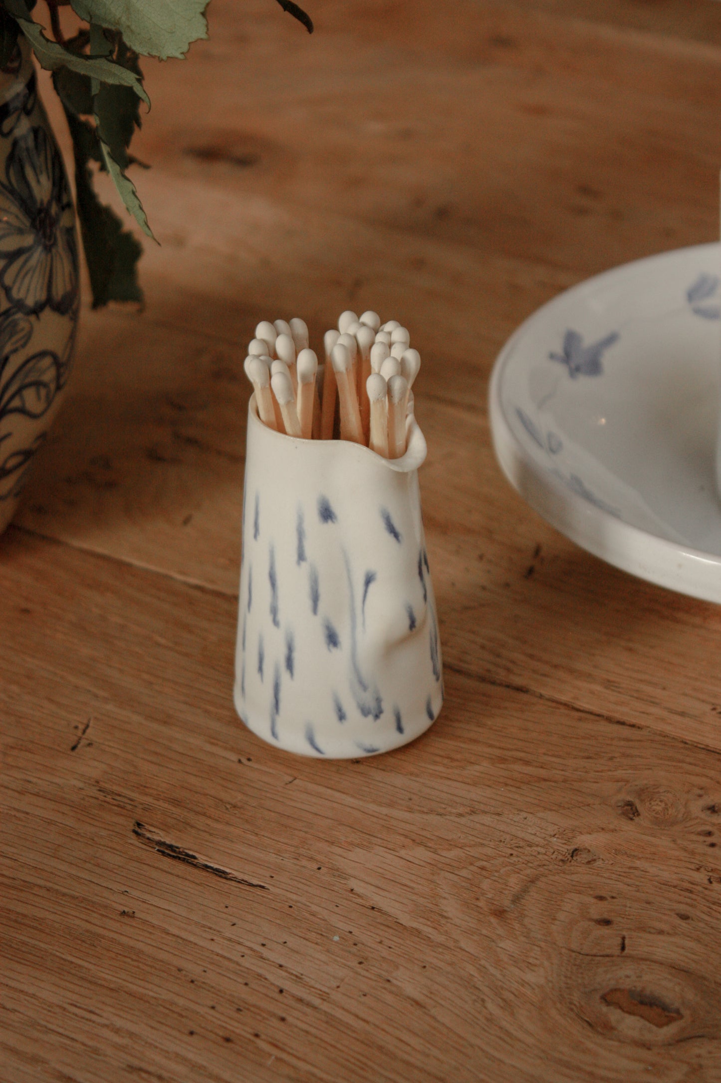 Welsh studio pottery creamer / match pot