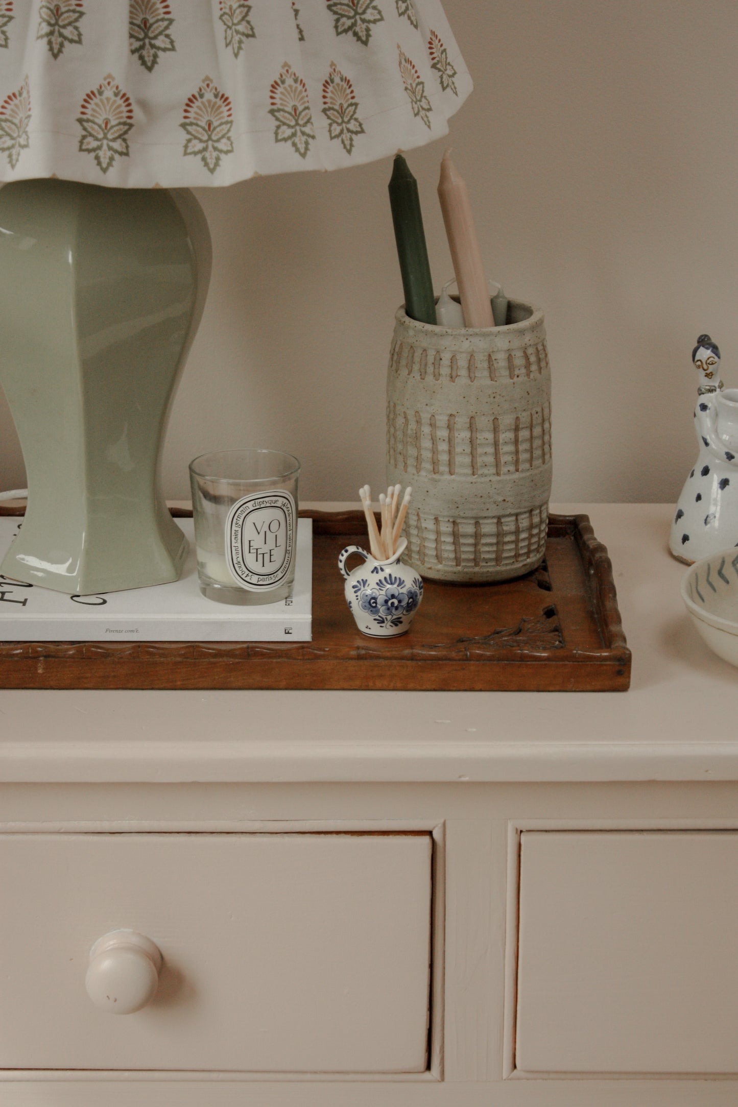 Dinky vintage 1980s Delft pot