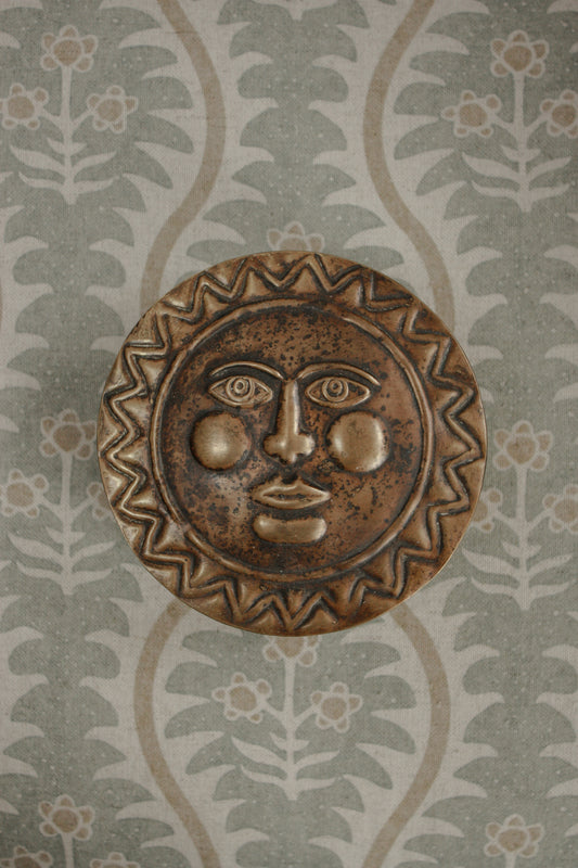 Vintage brass sun box