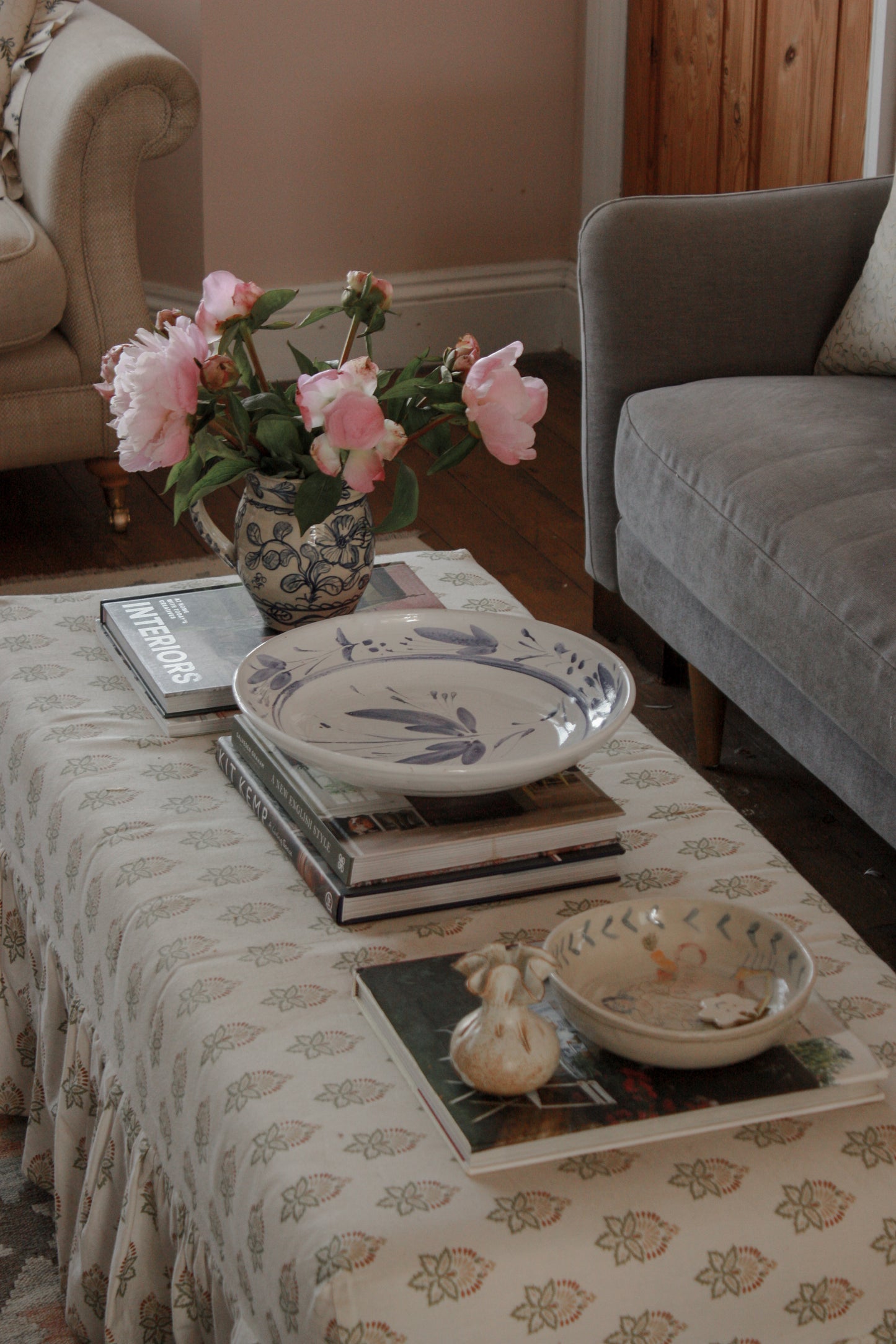 Vintage hand painted bowl