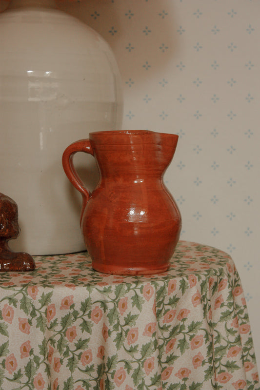Vintage terracotta pitcher