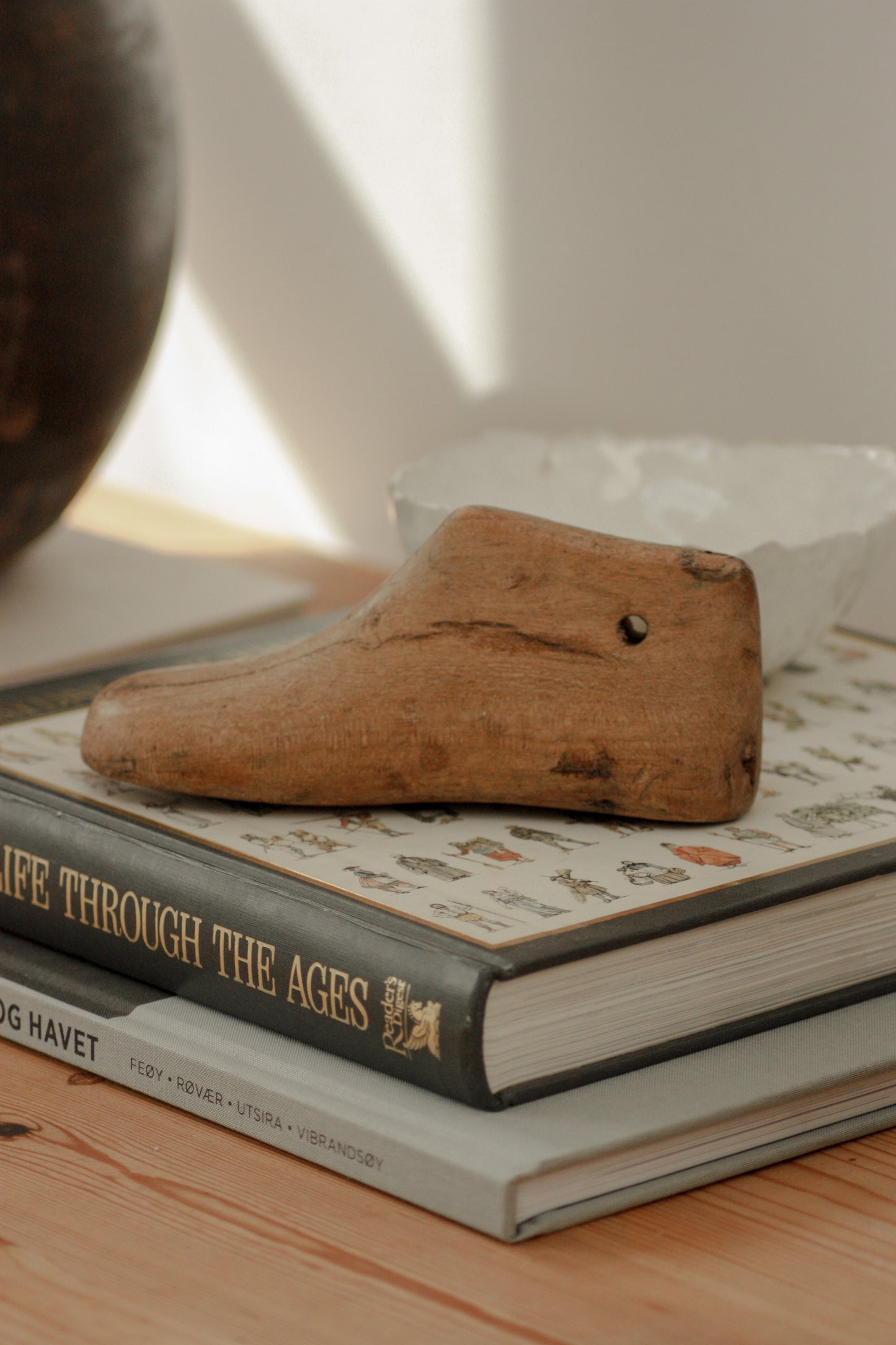Vintage child’s wooden shoe last