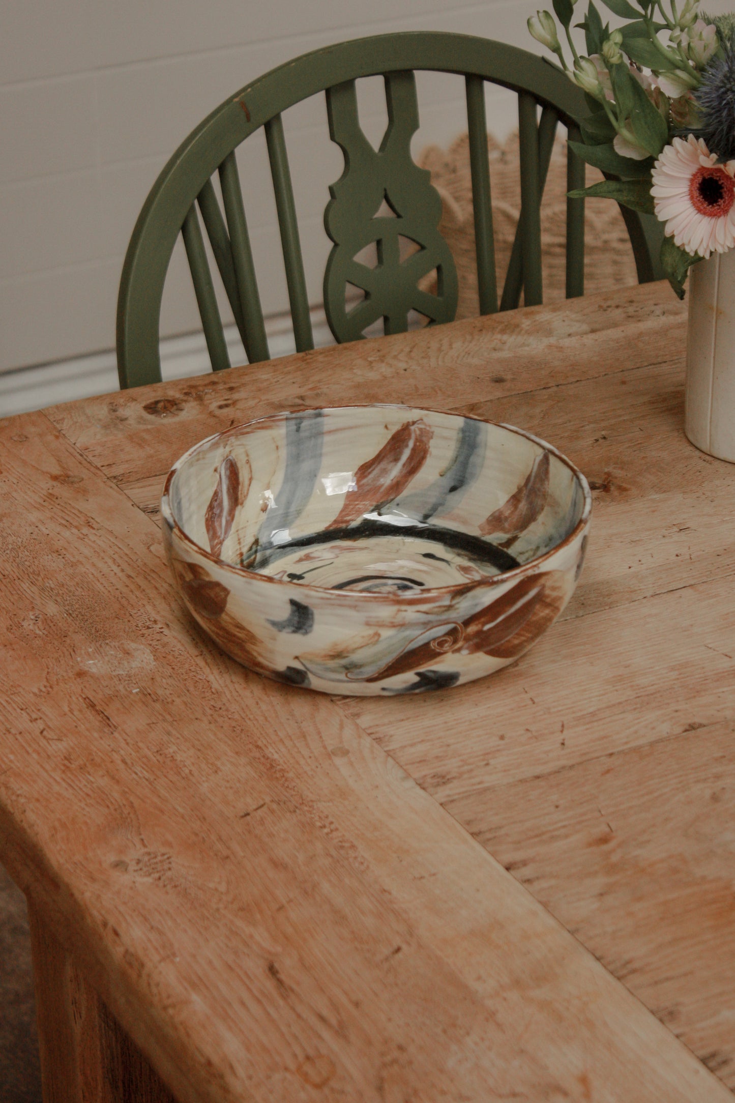 Vintage studio pottery bowl