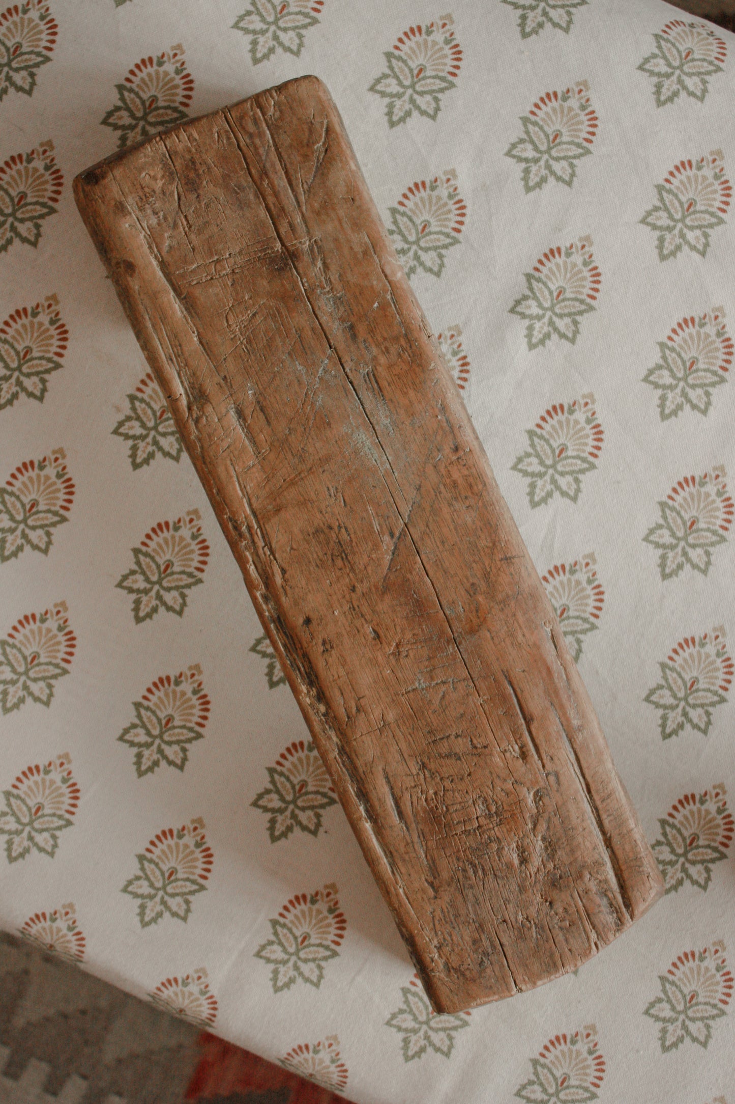 Vintage rustic wooden riser