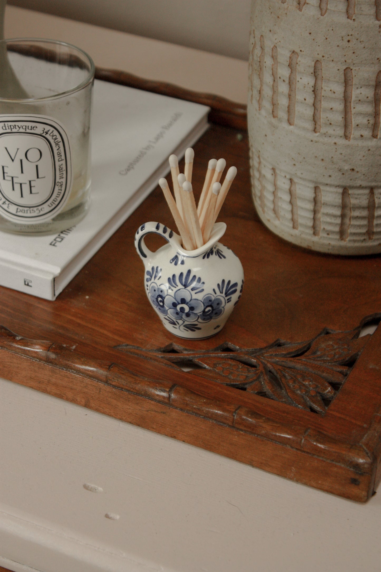 Dinky vintage 1980s Delft pot