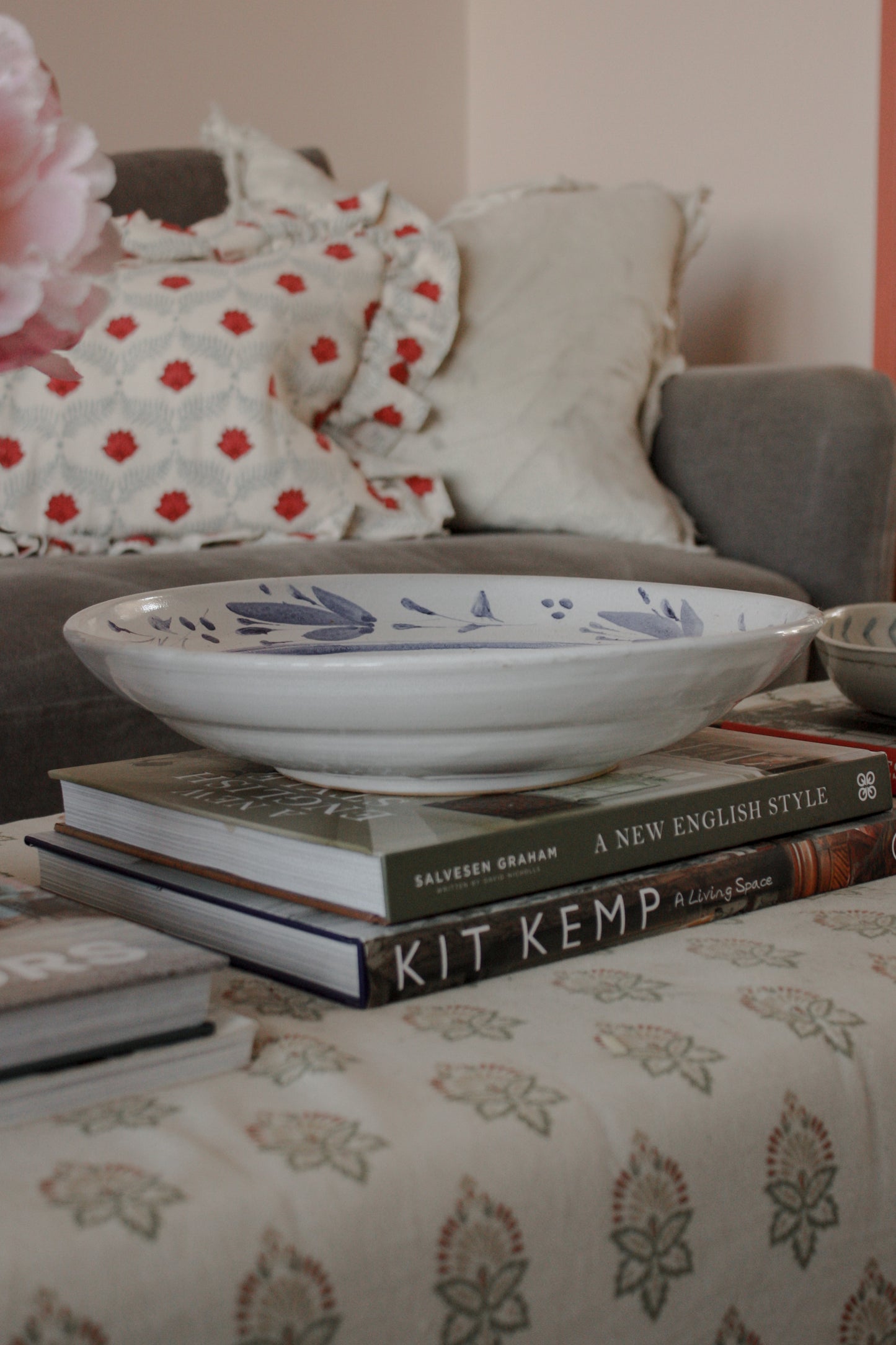 Vintage hand painted bowl