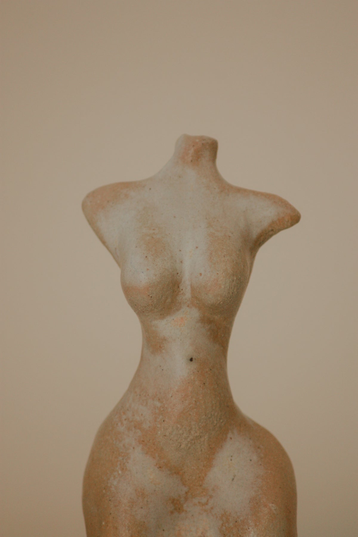 Art pottery sculpture - nude female form