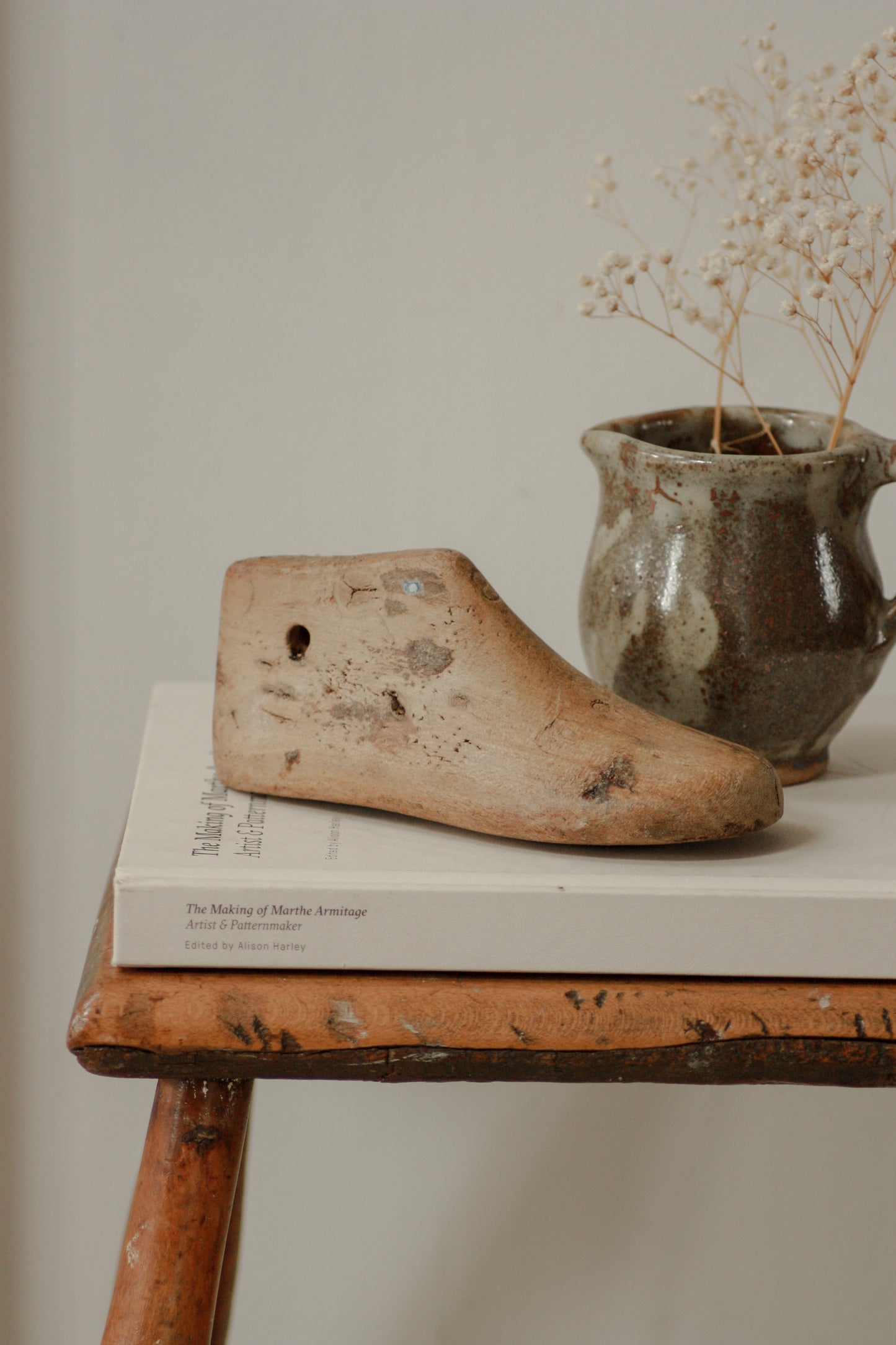 Vintage child’s wooden shoe last