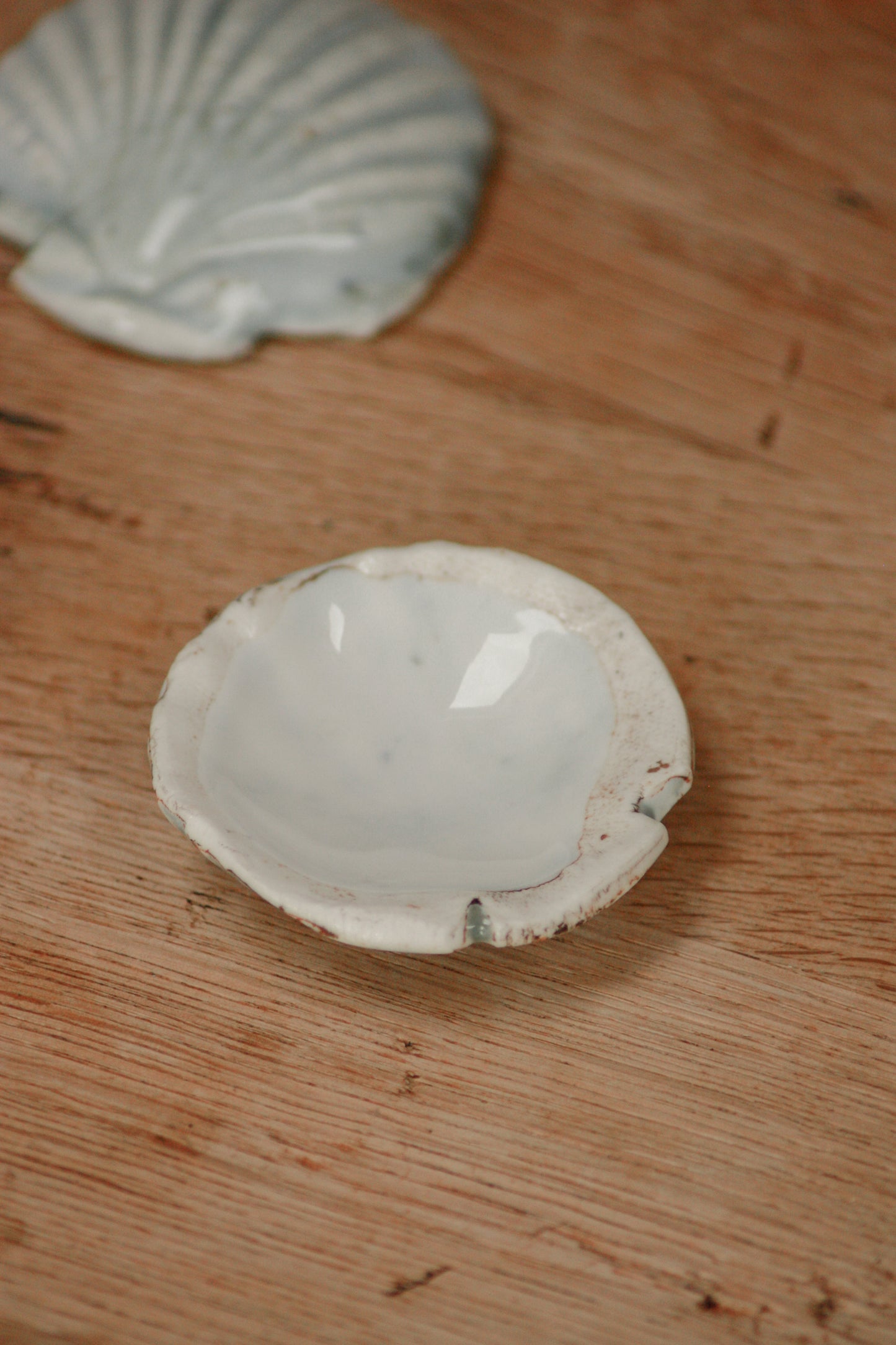 Set of 5 Spanish studio pottery shells