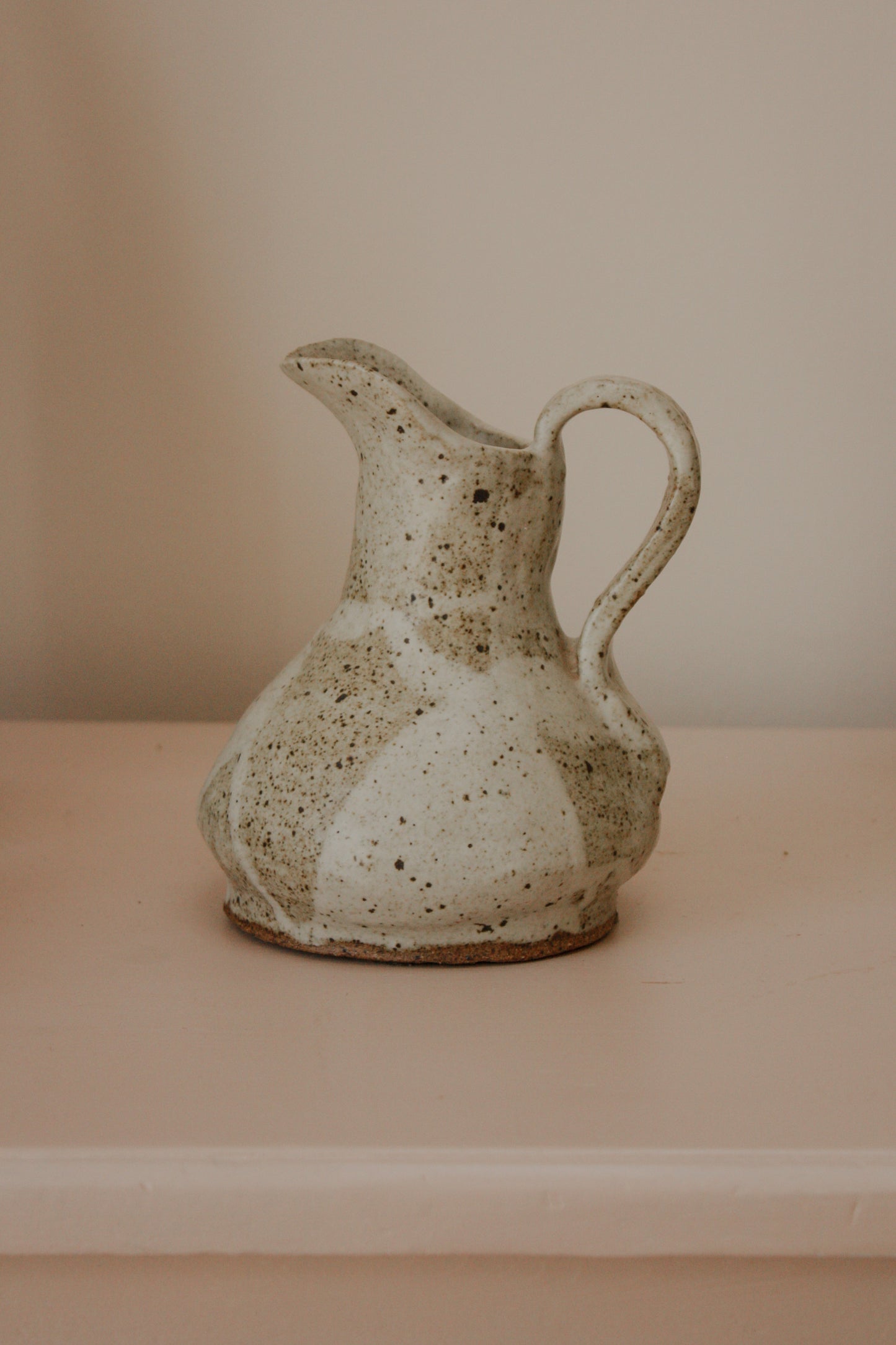 Vintage studio pottery rustic jug