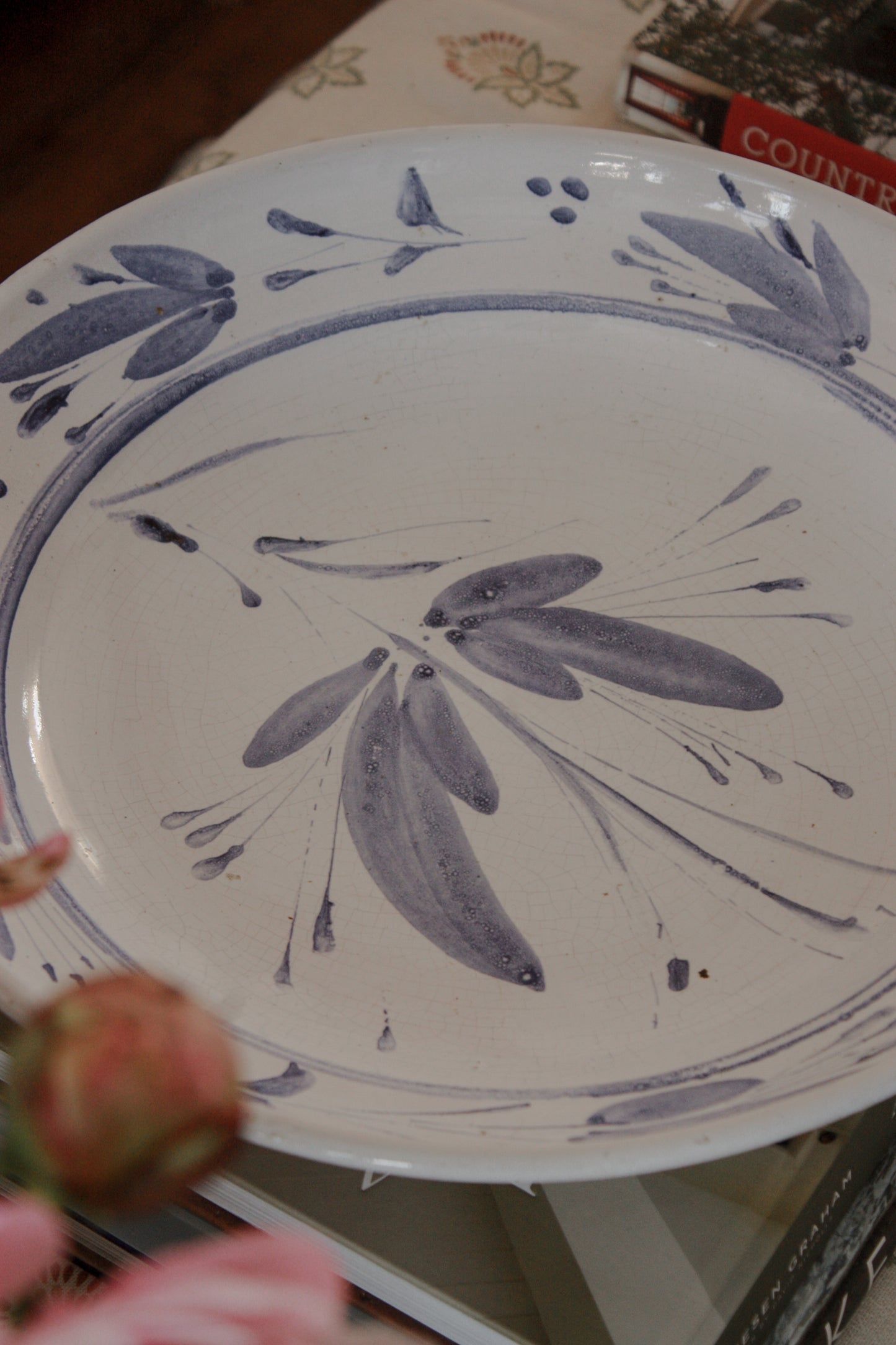 Vintage hand painted bowl