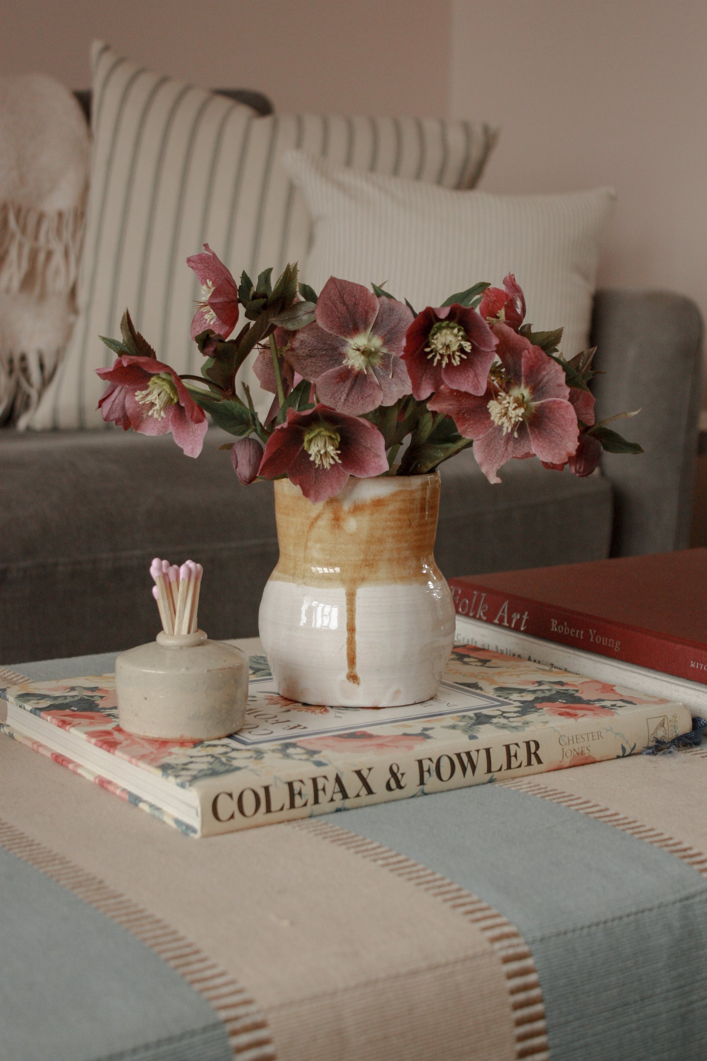 Vintage studio pottery vase