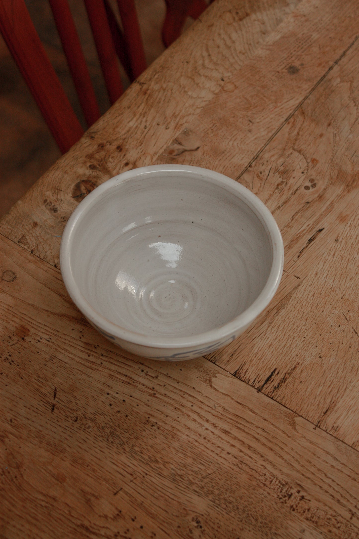 Studio pottery folk art bowl - Hans Ullrich