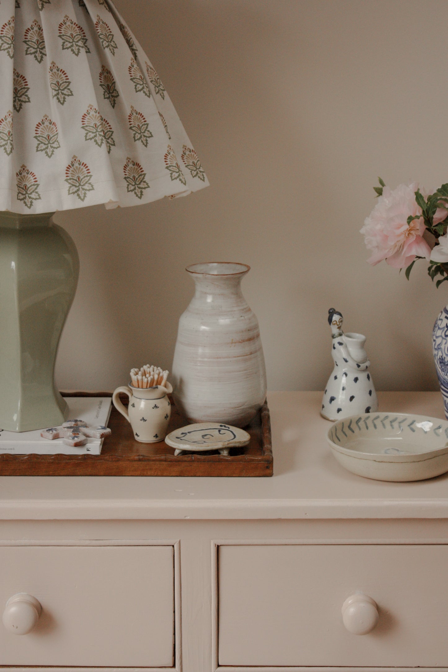 Large vintage studio pottery vase