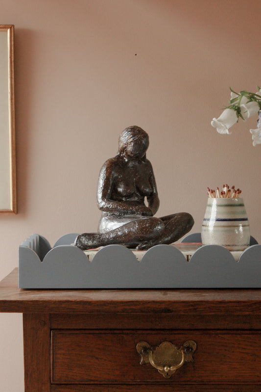 Vintage art pottery sculpture - “Acceptance”