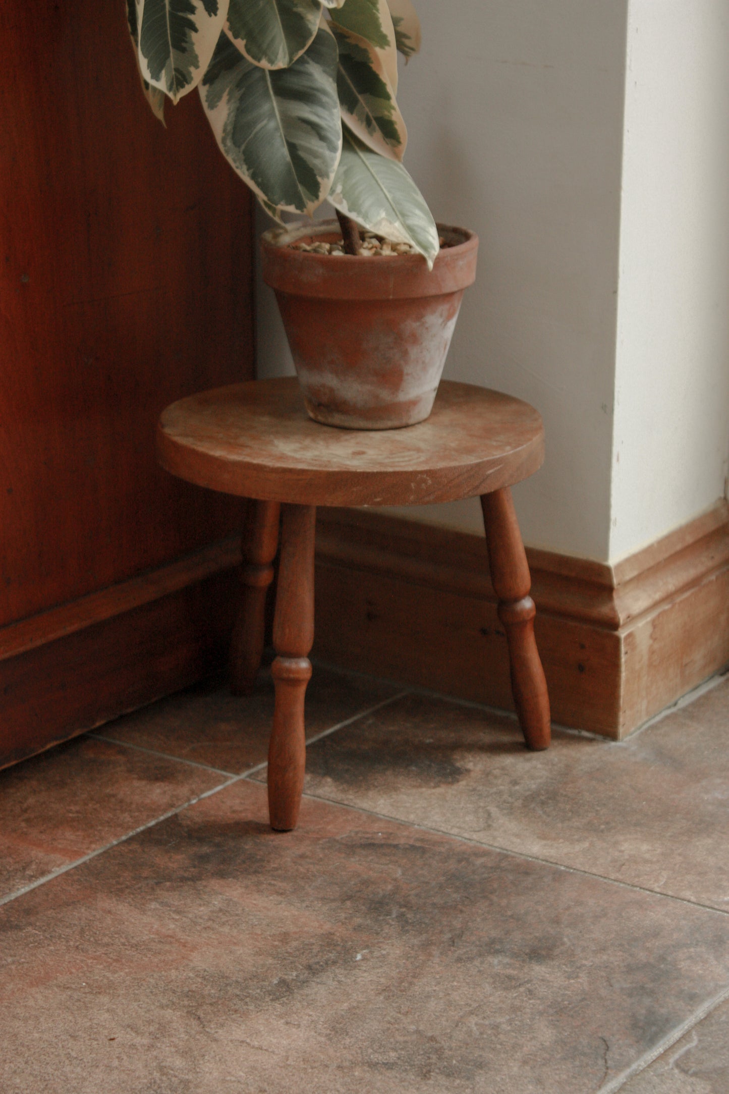 Vintage wooden stool