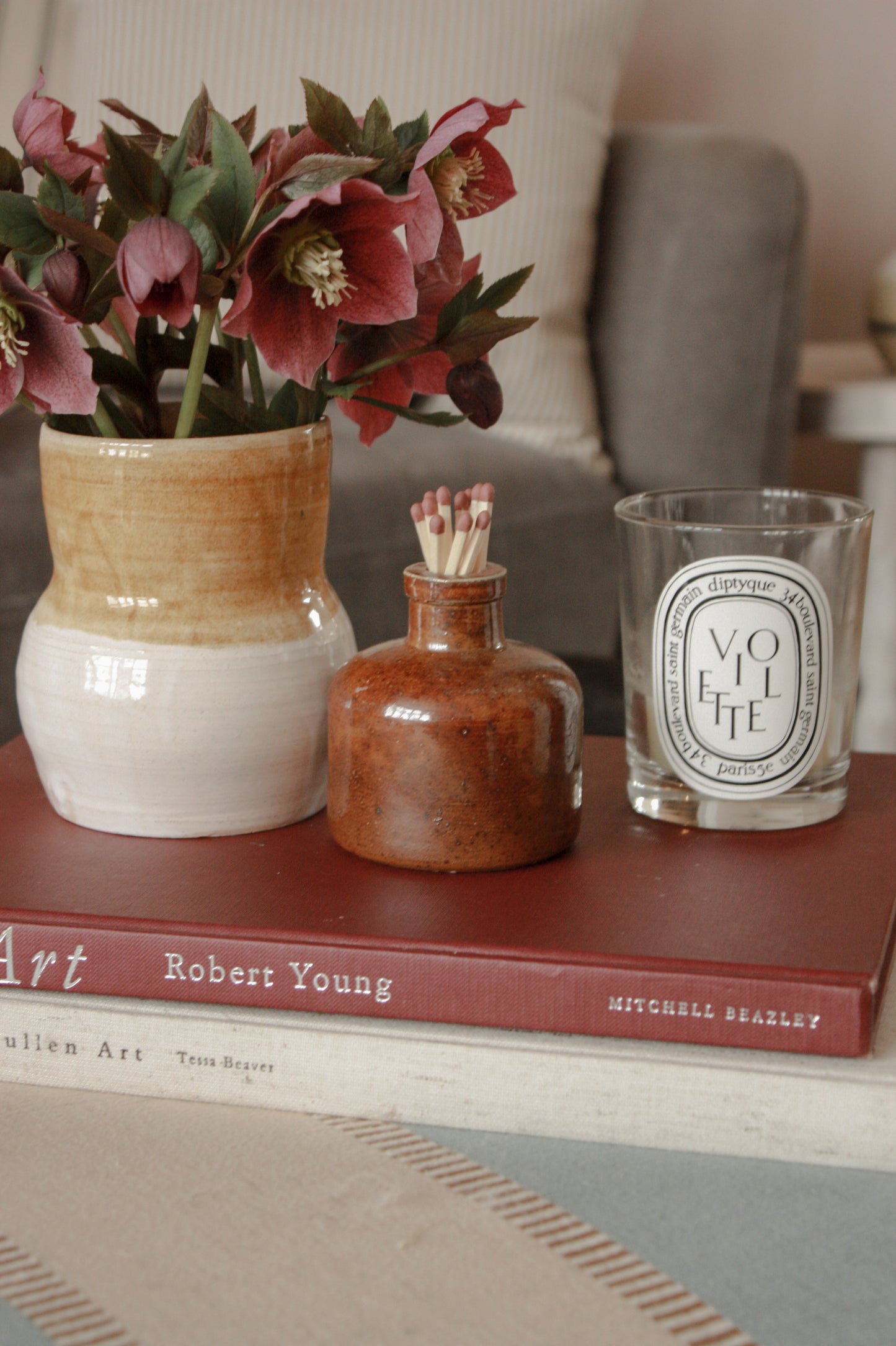 Vintage studio pottery vase
