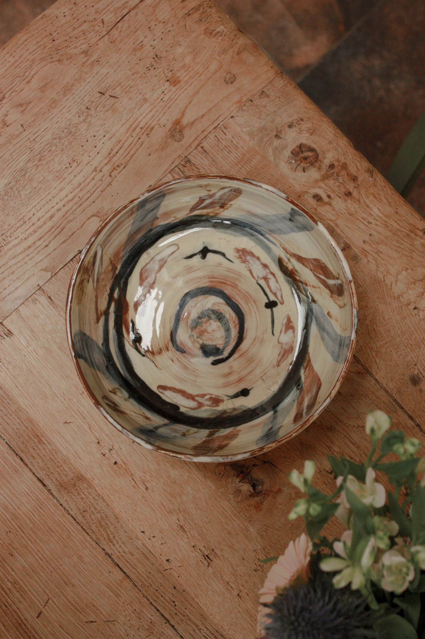 Vintage studio pottery bowl