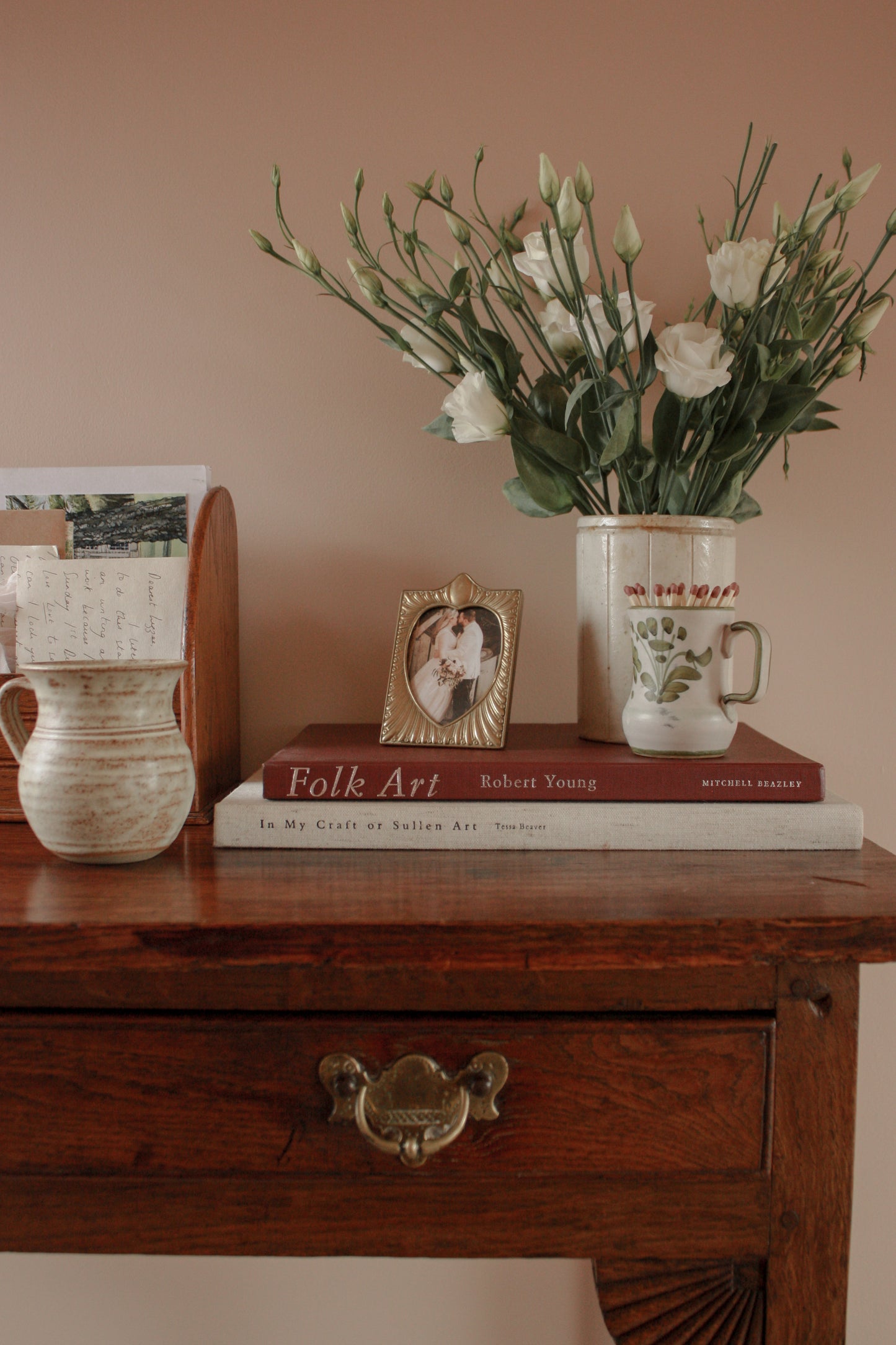 Vintage brass photo frame