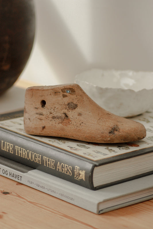Vintage child’s wooden shoe last