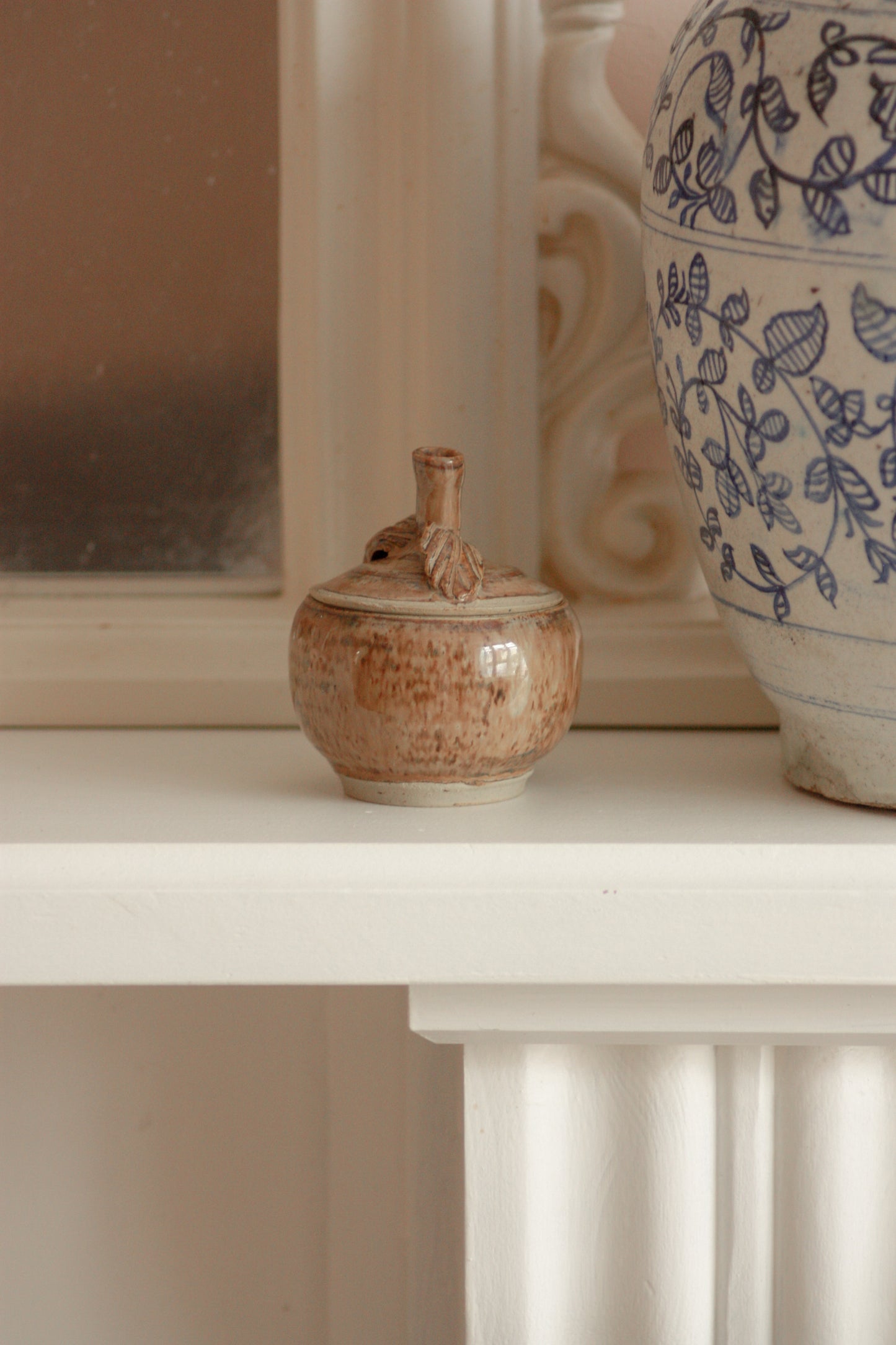Vintage studio pottery pomme pot