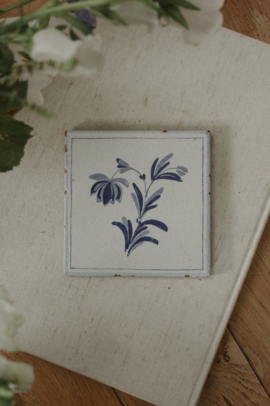 Vintage Italian earthenware tile