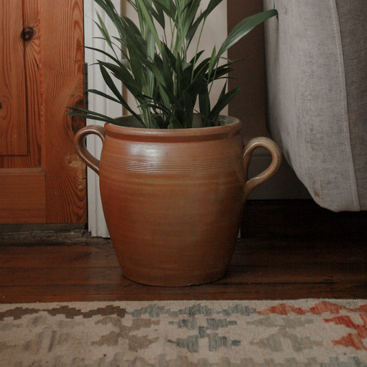 Extra large vintage French confit pot