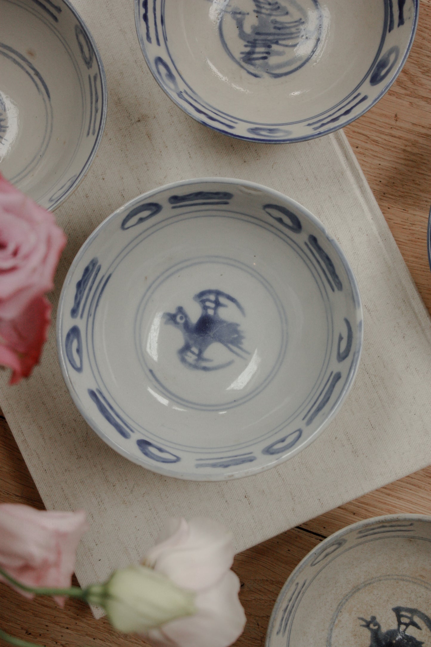 Vintage hand painted Japanese bowl (multiple styles)