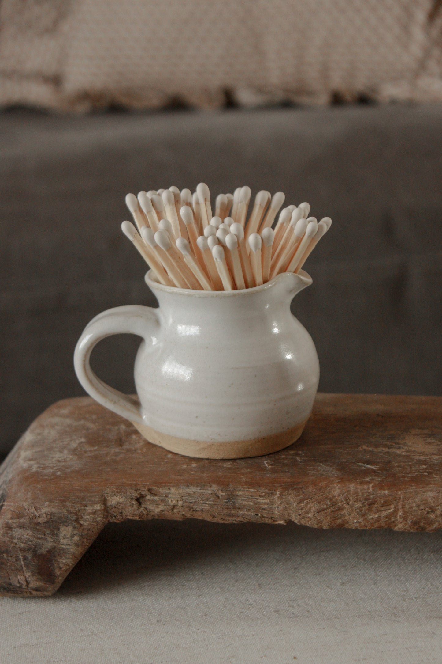 Studio pottery match pot creamer