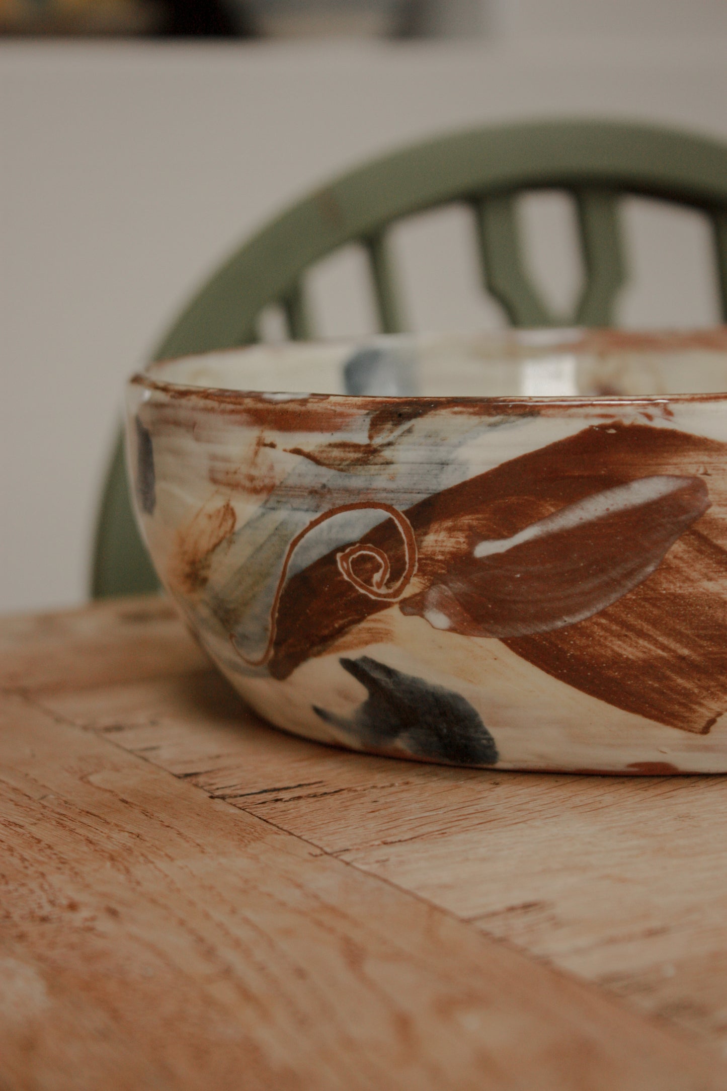 Vintage studio pottery bowl