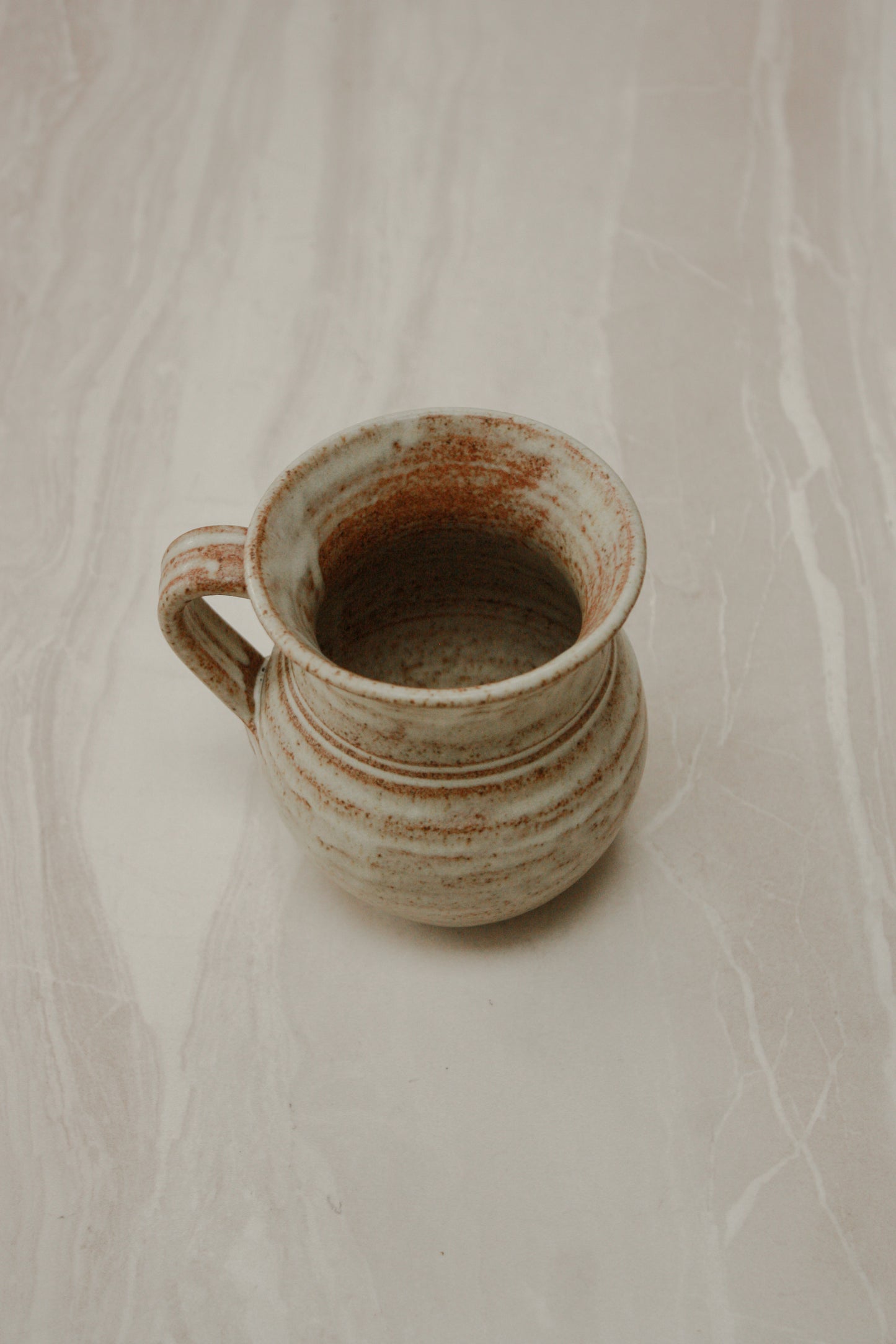 Vintage studio pottery rustic mug