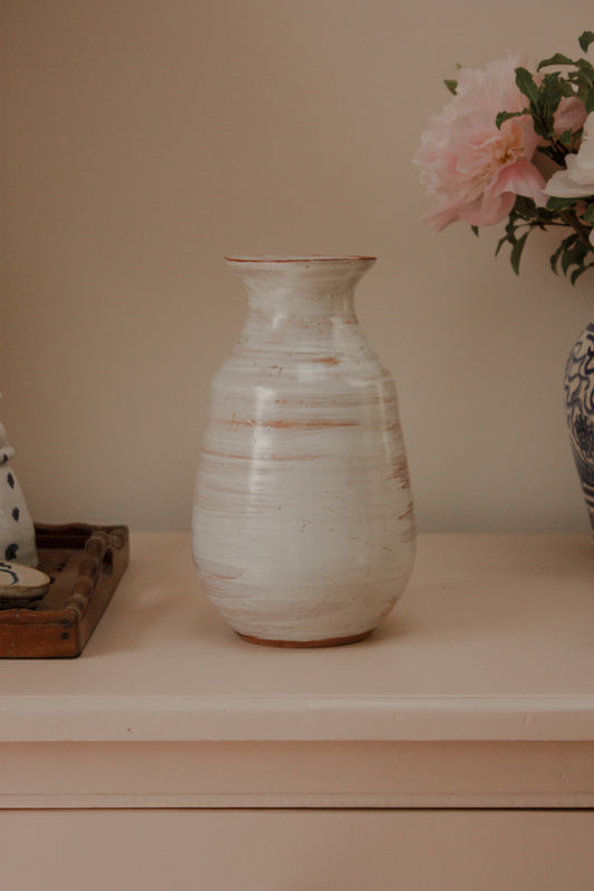 Large vintage studio pottery vase