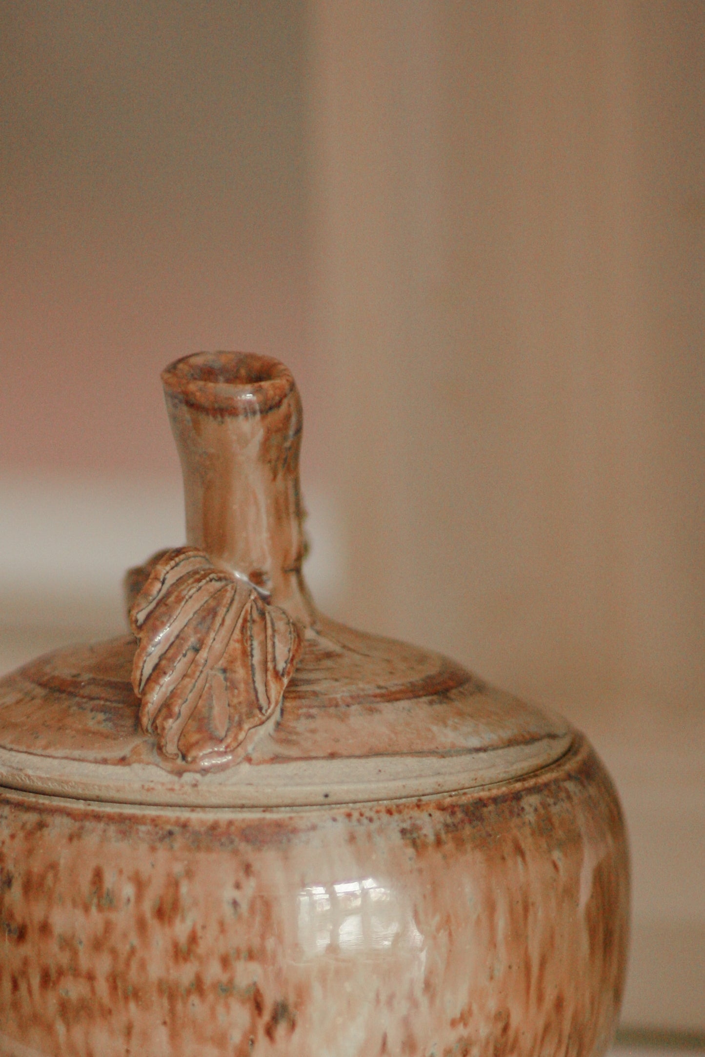 Vintage studio pottery pomme pot