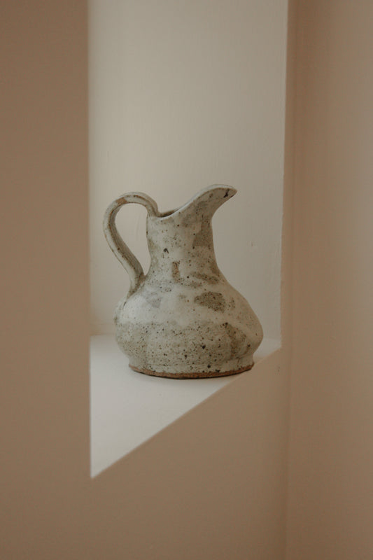 Vintage studio pottery rustic jug