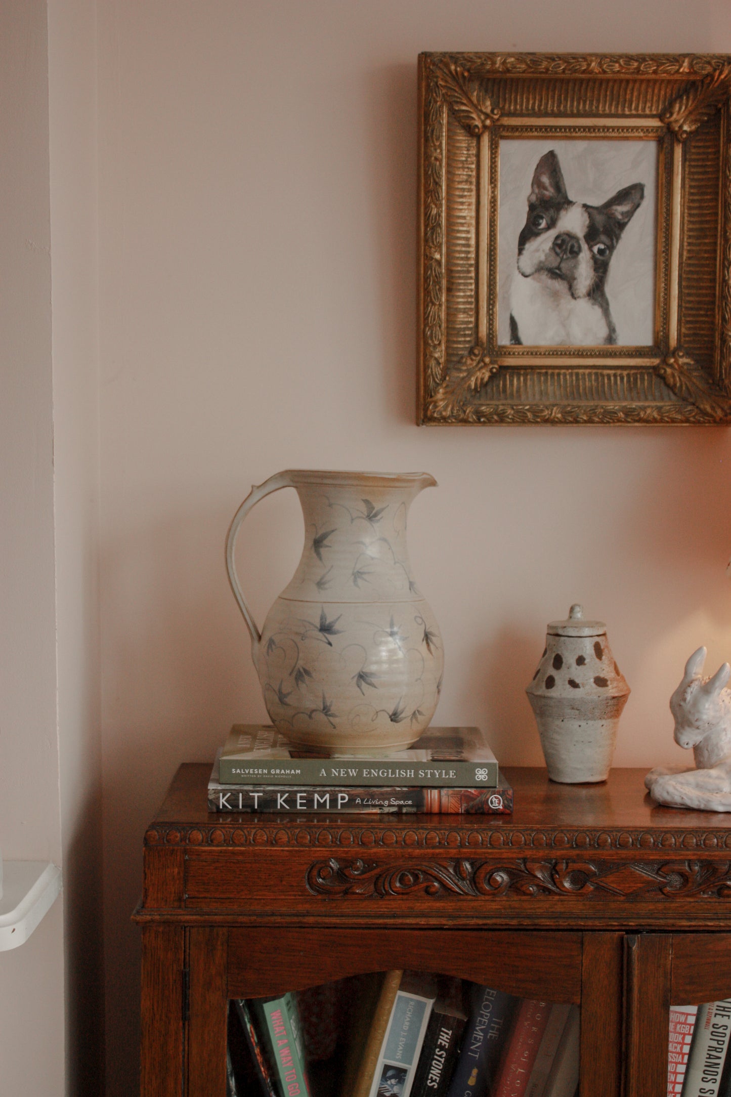 Extra Large vintage studio pottery pitcher - Bill Winstanley