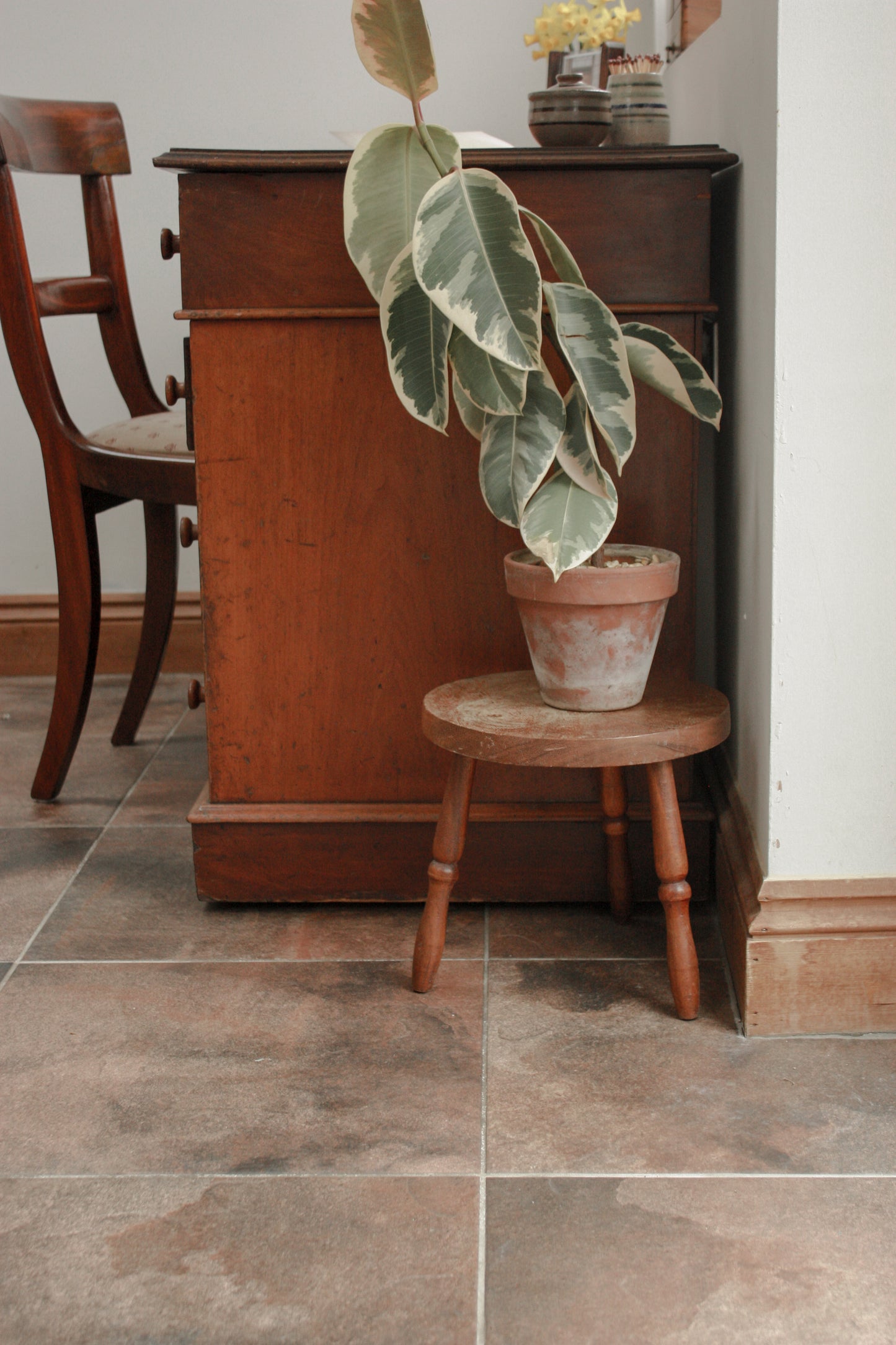 Vintage wooden stool