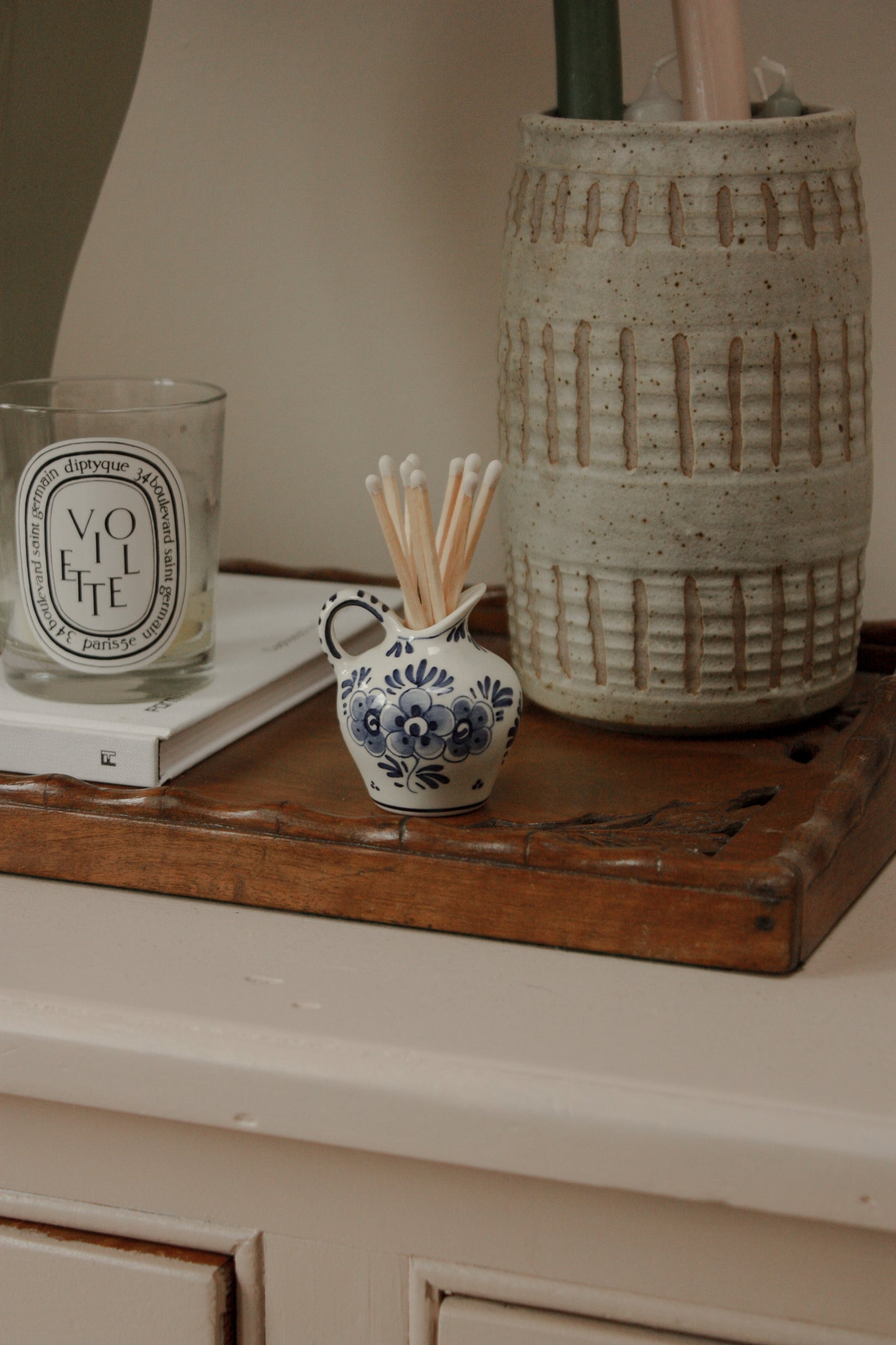 Dinky vintage 1980s Delft pot