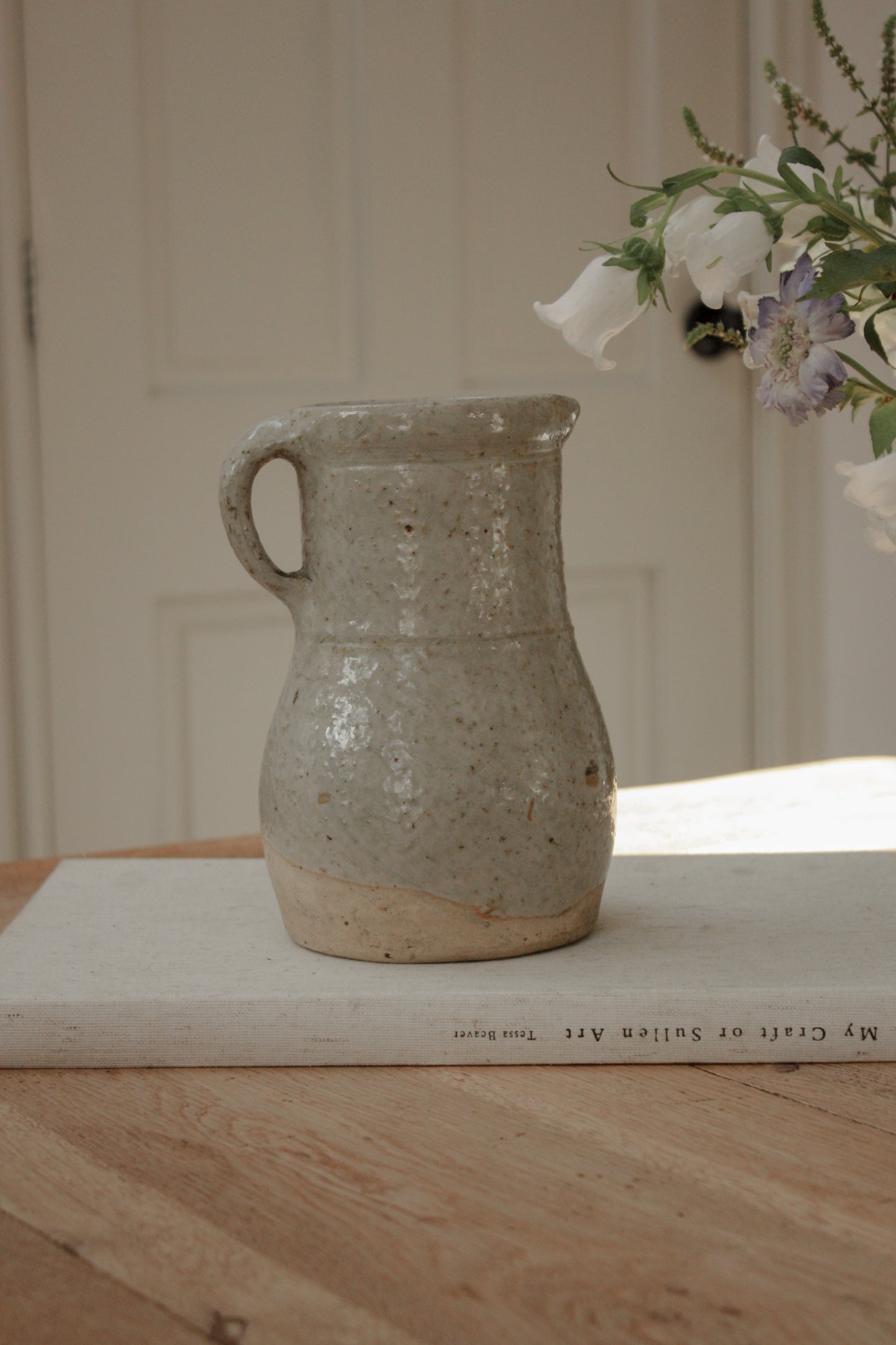 Vintage French stoneware jug