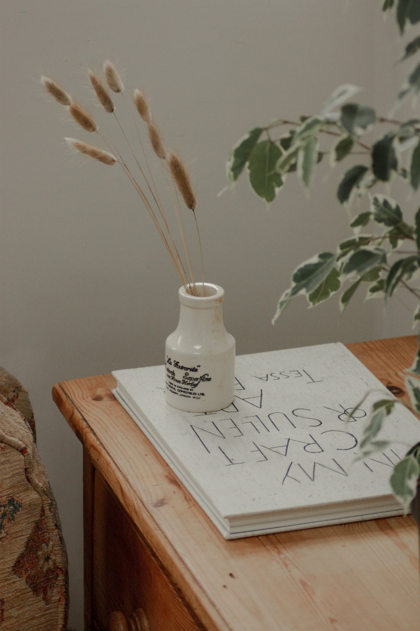 Vintage mustard pot